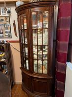 Mooie hoekkast met glazen deuren, Ophalen, Gebruikt, 50 tot 100 cm, 150 tot 200 cm