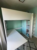 Smastad hoogslaper IKEA wit lichtgroen, Ophalen, Gebruikt, Eenpersoons, 200 cm