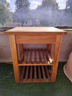 Keuken trolley / roltafel, Huis en Inrichting, Keuken | Keukenelementen, Ophalen, Gebruikt, 50 tot 100 cm, Minder dan 100 cm