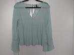 Ongedragen transparante blouse, V-hals, maat 36, mintgroen, Divided, Verzenden, Nieuw, Maat 36 (S)