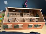 Schleich Manege Stal + Toebehoren & Weiland, Ophalen of Verzenden, Gebruikt, Complete set