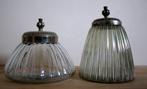 Set glazen potten, Ophalen of Verzenden, Zo goed als nieuw, Glas, Pot, Bus of Blik