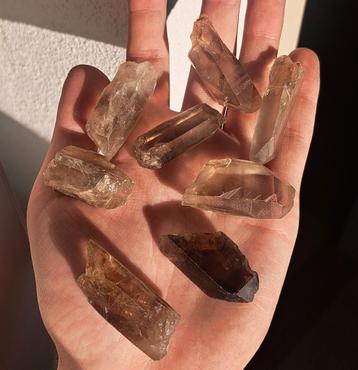 Rookkwarts 8 voor €10! Edelsteen actie grote Rook Kwarts  beschikbaar voor biedingen
