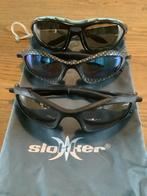 3 Slokker ski of sport brillen, Overige merken, Zonnebril, Zwart, Ophalen of Verzenden