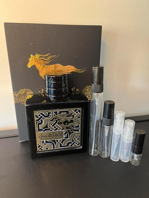 Lattafa Qaed Al Fursan samples, Sieraden, Tassen en Uiterlijk, Uiterlijk | Parfum, Nieuw, Verzenden