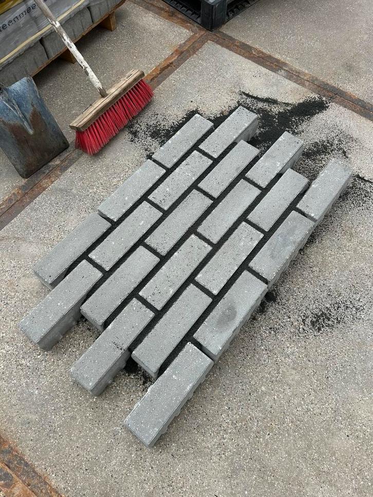 waterpasserende klinker grijs, Tuin en Terras, Tegels en Klinkers, Nieuw, Klinkers, Beton, 10 m² of meer, Ophalen of Verzenden