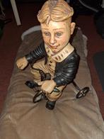 Kinder beeld op fiets van Peter Mook, Ophalen of Verzenden, Zo goed als nieuw, Mens