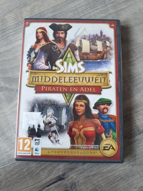 PC Game De Sims - Middeleeuwen uitbreiding piraten en adel, Spelcomputers en Games, Games | Pc, Gebruikt, Simulatie, 1 speler