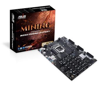 ASUS B250 Mining Expert – 19 GPU Moederbord – LGA1151 beschikbaar voor biedingen