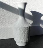 Edelstein Athene vintage vaas porselein grafisch decor 1966, Gebruikt, Wit, Aardewerk of Porselein, Ophalen of Verzenden