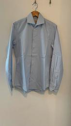 Profuomo Sky Blue Overhemd Albini stof – Maat 38 Slim Fit, Blauw, Halswijdte 38 (S) of kleiner, Ophalen of Verzenden, Profuomo