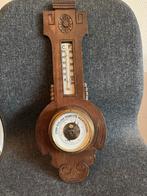 Antieke Barometer met Thermometer, Ophalen of Verzenden