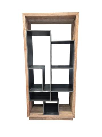 Mooie Eleonora boekenkast-display kast van Massiv TEAK beschikbaar voor biedingen