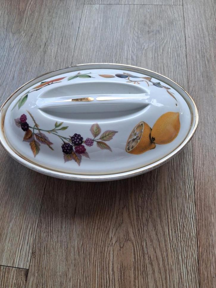 Royal Worcester Serveerschaal met Deksel, Huis en Inrichting, Keuken | Servies, Gebruikt, Schaal of Schalen, Overige stijlen, Porselein