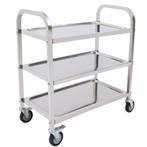 Serveerwagen Roestvrijstalen - Trolley, Ophalen of Verzenden, Nieuw