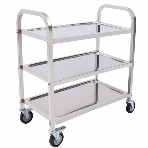 Serveerwagen Roestvrijstalen - Trolley, Huis en Inrichting, Barren, Nieuw, Ophalen of Verzenden