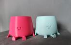 INGADI Happy Pot Planters - Bloempotten  6 cm., Tuin en Terras, Kunststof, Rond, Zo goed als nieuw, Tuin