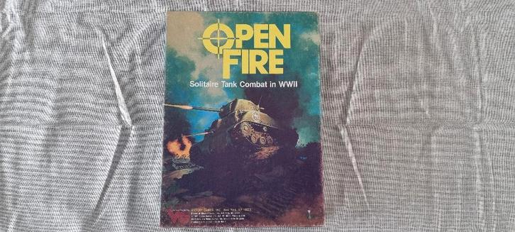 Open Fire: Solitaire Tank Combat (1977) – Victory Games, Hobby en Vrije tijd, Gezelschapsspellen | Bordspellen, Zo goed als nieuw