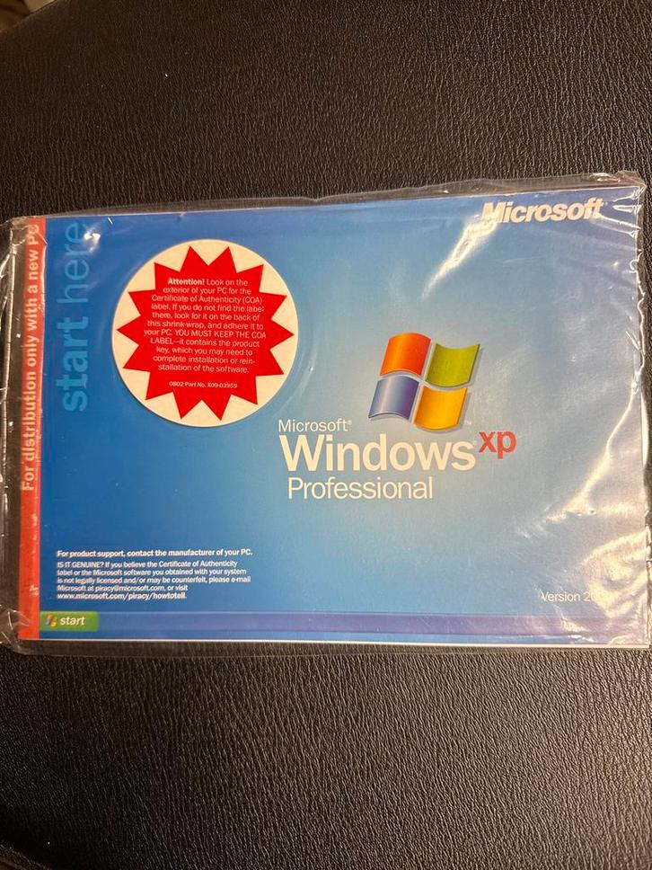 Windows XP Professional - Nieuw in Verpakking, Computers en Software, Besturingssoftware, Ophalen of Verzenden
