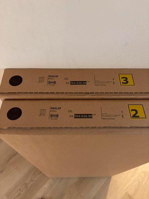 Ladenkast Malm pakket 2 en 3 (de lades) bruinzwart, Huis en Inrichting, Kasten | Ladekasten, Nieuw, Minder dan 100 cm, 100 tot 150 cm