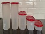 5x ruimtespaarder Tupperware, verschillende maten, puntgaaf, Huis en Inrichting, Keuken | Tupperware, Ophalen of Verzenden, Zo goed als nieuw