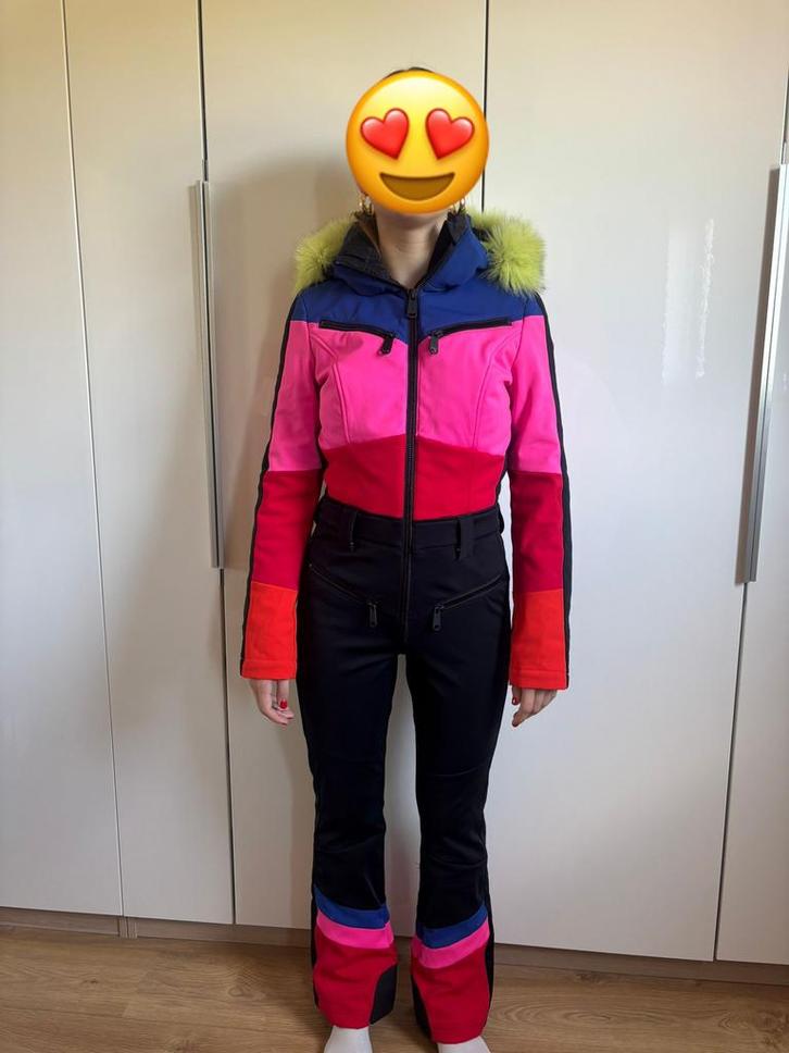 Goldbergh skipak jumpsuit Pearl als nieuw maat 36 38, Kleding | Dames, Wintersportkleding, Zo goed als nieuw, Pak, Maat 36 (S)