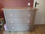 Hemnes ladekast grijs gelazuurd, Huis en Inrichting, Kasten | Ladekasten, Ophalen, Gebruikt, 100 tot 150 cm, 3 of 4 laden