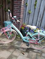 Loekie Prinses meisjes fiets blauw roze 22 inch, Ophalen of Verzenden, Handrem, Zo goed als nieuw, 22 inch