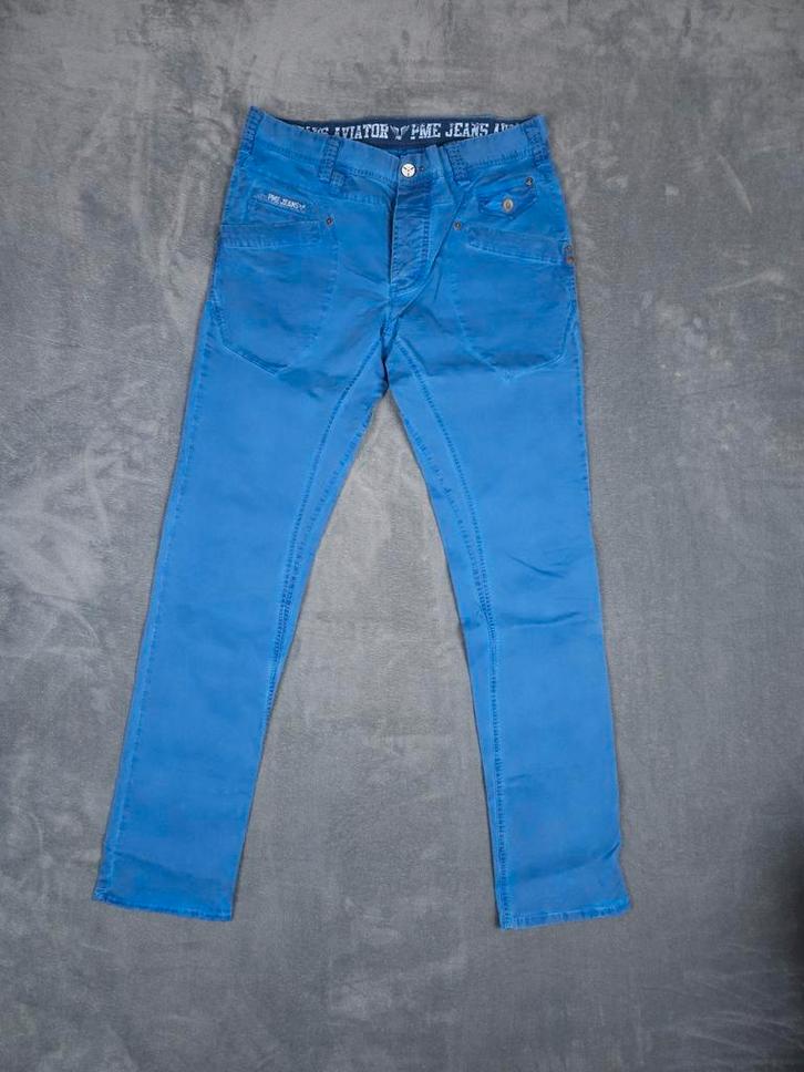 PME Legend Broek Aviator W34 L36 Blauw Pall Mall Jeans, Kleding | Heren, Spijkerbroeken en Jeans, Zo goed als nieuw, W33 - W34 (confectie 48/50)