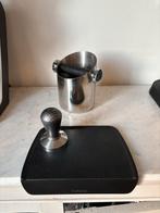 Espresso accessoires: Stamper, matje, uitklopbak, Ophalen of Verzenden, Gebruikt