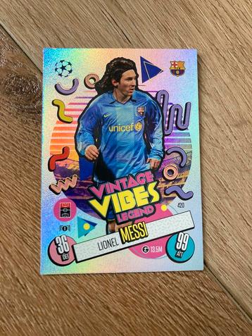 Match Attax Vintage Vibes Legend Lionel Messi beschikbaar voor biedingen
