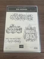 Stampin' Up! - Big Wishes, Ophalen of Verzenden, Zo goed als nieuw, EZ-mounted stempel