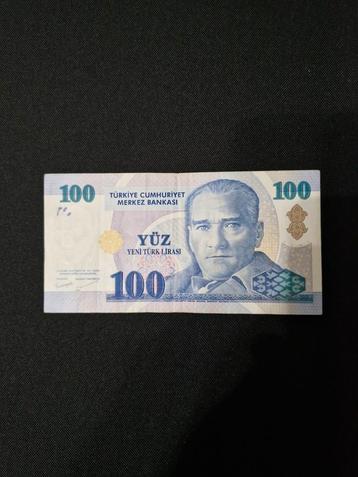 Turkije 100 lira 2005 gebruikt beschikbaar voor biedingen