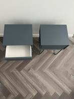 2 Auping Nachtkastjes - Zo Goed Als Nieuw!, Huis en Inrichting, Ophalen, Minder dan 45 cm, Metaal of Aluminium, Zo goed als nieuw