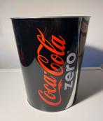 Metalen Cola-Cola Zero prullenbak., Ophalen of Verzenden, Zo goed als nieuw, Gebruiksvoorwerp