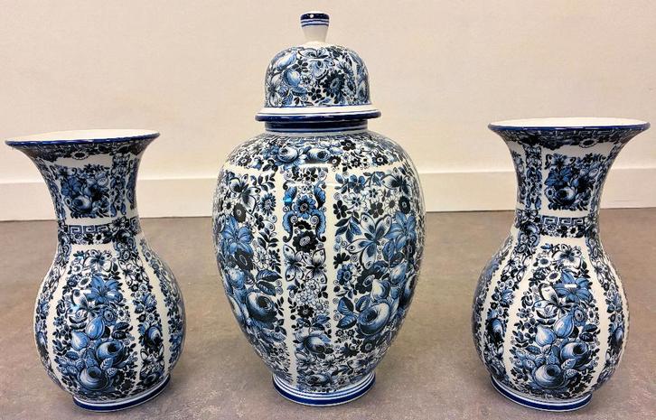 Delfts Blauw kast-stel van Ardalt-Delfia Ceramiche, Antiek en Kunst, Antiek | Vazen, Ophalen