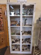 oude vitrinekast medicijnkast, Huis en Inrichting, Ophalen, Gebruikt, 50 tot 100 cm, Glas