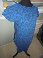 Blauwe tuniekjurk met streep zijkant maat M, Maat 38/40 (M), Blauw, Ophalen of Verzenden, Zo goed als nieuw