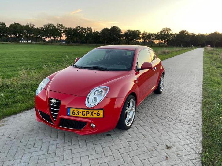 Alfa Romeo MiTo 1.4 Turbo 155PK 2008 Rood, Auto's, Alfa Romeo, Particulier, MiTo, ABS, Airbags, Airconditioning, Centrale vergrendeling