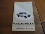 Vraagbaak Opel Kadett B sedan, Kadett Coupe, Caravan '65-66, Auto diversen, Handleidingen en Instructieboekjes, Ophalen of Verzenden