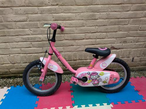 Kinderfiets B’Twin 14 inch – roze, Fietsen en Brommers, Fietsen | Kinderfietsjes, Gebruikt, Minder dan 16 inch, Ophalen