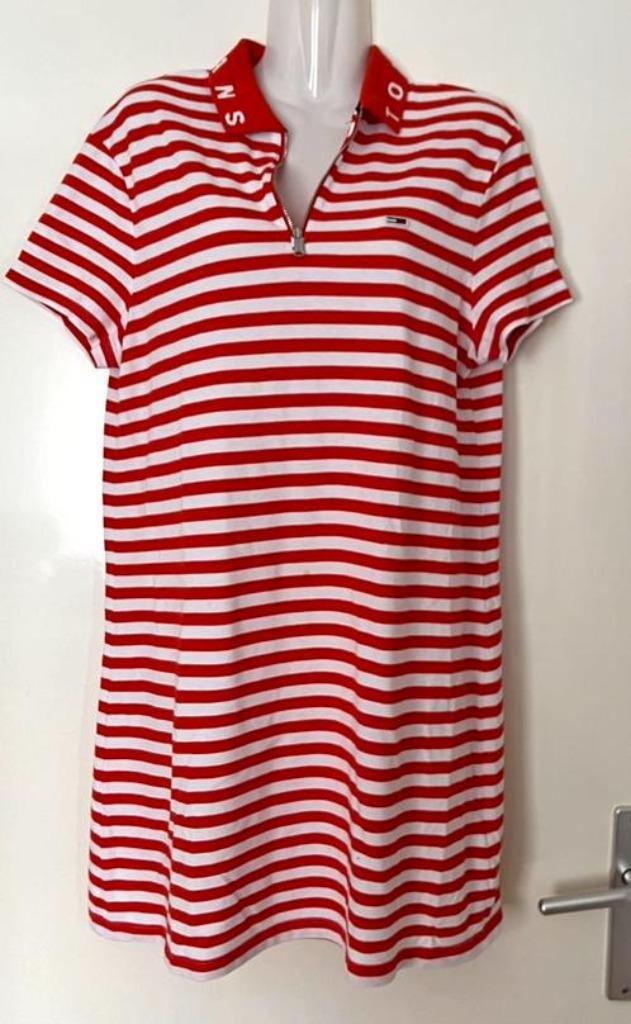 Tommy Hilfiger jurk maat S, Kleding | Dames, Jurken, Zo goed als nieuw, Maat 36 (S), Rood, Boven de knie, Ophalen of Verzenden