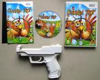Chicken Riot + gun voor de Nintendo Wii Compleet, Spelcomputers en Games, Games | Nintendo Wii, Shooter, 1 speler, Ophalen of Verzenden