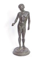 Klein bronzen mannenbeeldje, Antiek en Kunst, Kunst | Beelden en Houtsnijwerken, Ophalen of Verzenden