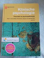 Klinische psychologie - Theorieën en psychopathologie, Zo goed als nieuw, HBO, Ophalen of Verzenden, Gamma