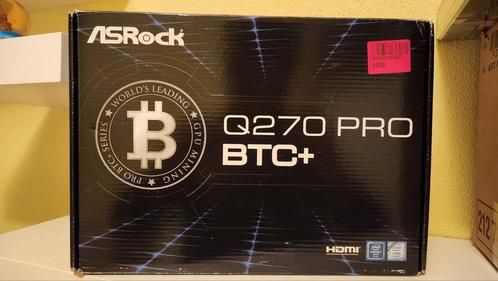 SEALED ASRock Q270 Pro BTC+ motherboard | moederbord, Computers en Software, Moederborden, Nieuw, Intel, DDR4, Ophalen of Verzenden