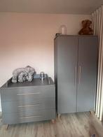 Babykamer Commode & Kledingkast - Grijs Stanley, Kinderen en Baby's, Ophalen, 50 tot 70 cm, 105 cm of meer, Opstaande rand