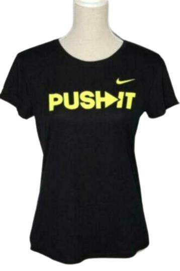 Nieuw Nike Dri-Fit, Push It shirt, zwart, Mt. L beschikbaar voor biedingen