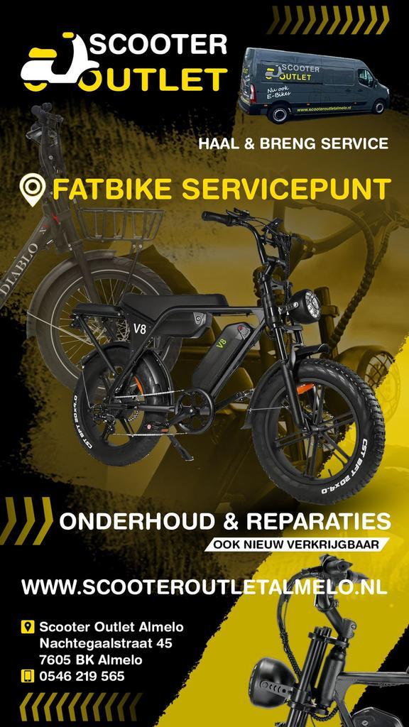 Reparatie, Onderhoudt van Scooters, E-bike of Fatbike, Fietsen en Brommers, Brommeronderdelen | Scooters, Nieuw, Overige typen