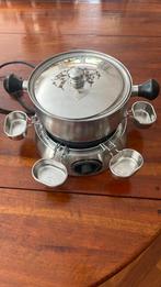 Fonduestel 8 persoons, Ophalen, Zo goed als nieuw